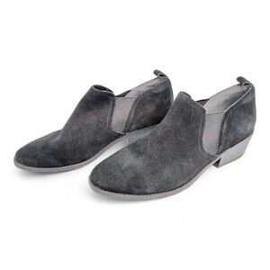 Michael Shannon Black Suede Ankle Booties - Womens 9